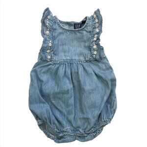 Gap Denim Girls One Piece Size 6-12 Months